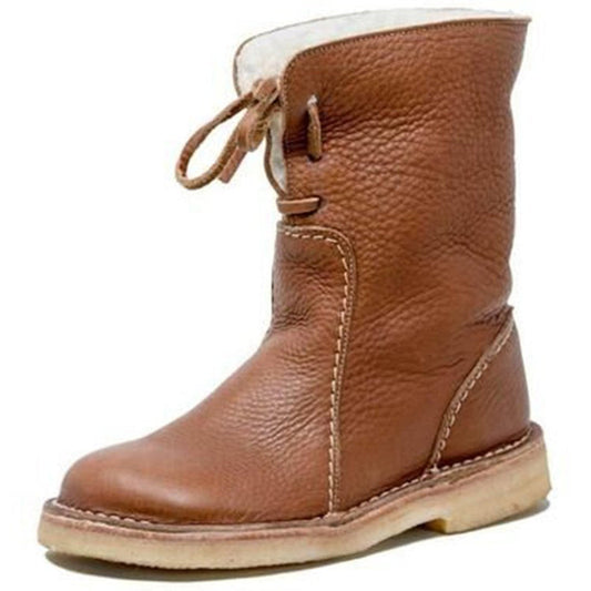 CARMEN - Leather boots with wool lining