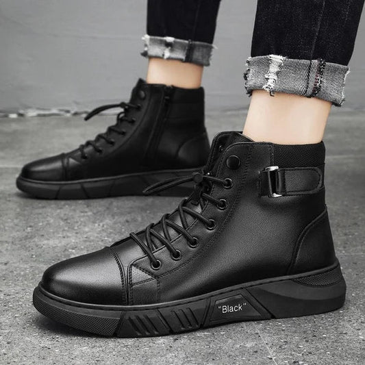 JARED - Versatile and Casual Leather Ankle Boots for Men