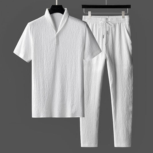Harrison - Two-Piece Shirt and Pants Set Ideal for Vacations